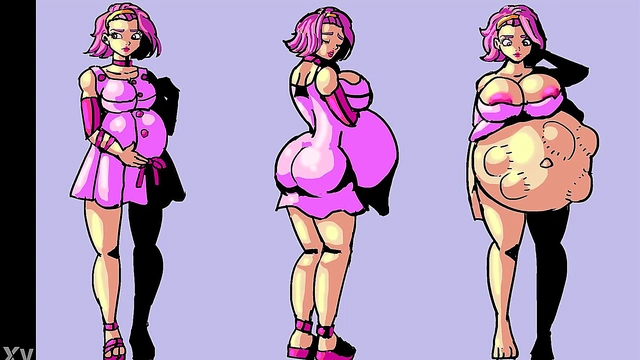 Pregnant Anime Babe Enjoys Belly Expansion And Inflation Fantasies