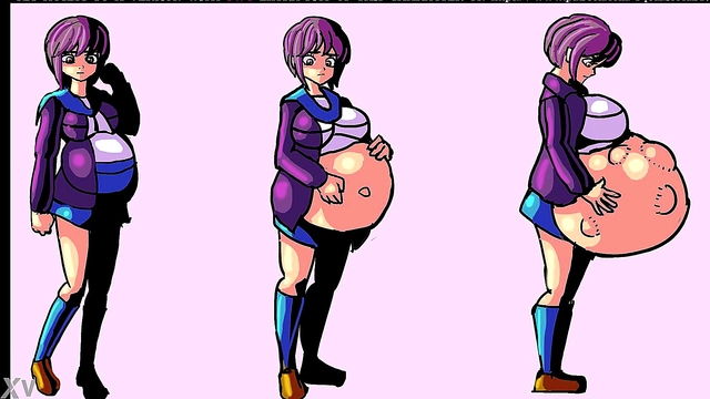 Pregnant Anime Babe Enjoys Belly Expansion And Inflation Fantasies