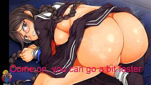 Animated Toko Fukawa From Danganronpa Gets naughty In Hot Hentai Action