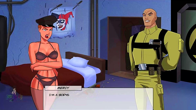 Harley Quinns Teases Batgirl With Dance & Seduction In DC Comics Hentai Walkthrough