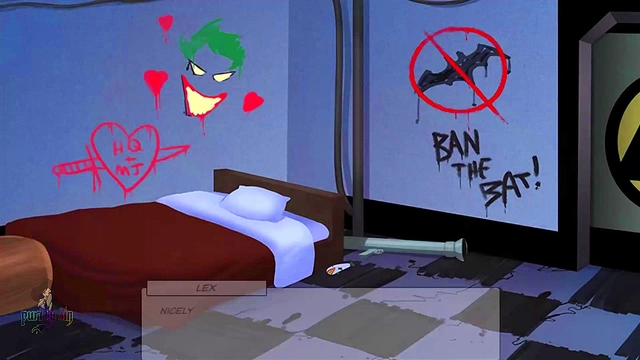 Harley Quinns Teases Batgirl With Dance & Seduction In DC Comics Hentai Walkthrough