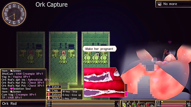 Hentai Game Romance Turns Into Hardcore Punishment for Defeated RYONA