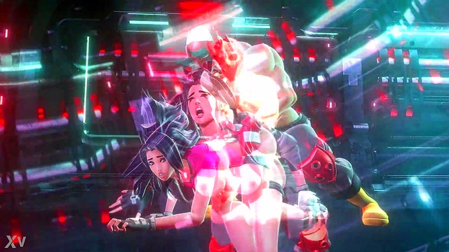 Rough 3D Cyberpunk Eroge With Big-Titted Anime Chick In Hardcore Action