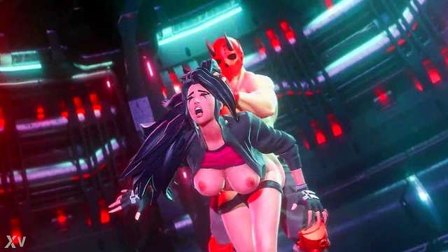Rough 3D Cyberpunk Eroge With Big-Titted Anime Chick In Hardcore Action