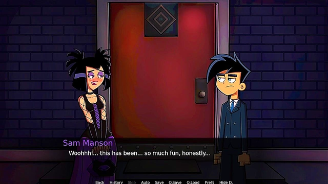 Hot Gothic Chick From Amity Park Seduces You In A Spicy Hentai Date Night