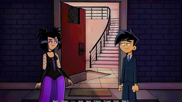 Hot Gothic Chick From Amity Park Seduces You In A Spicy Hentai Date Night