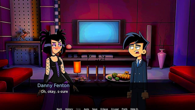 Hot Gothic Chick From Amity Park Seduces You In A Spicy Hentai Date Night