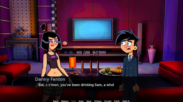 Hot Gothic Chick From Amity Park Seduces You In A Spicy Hentai Date Night