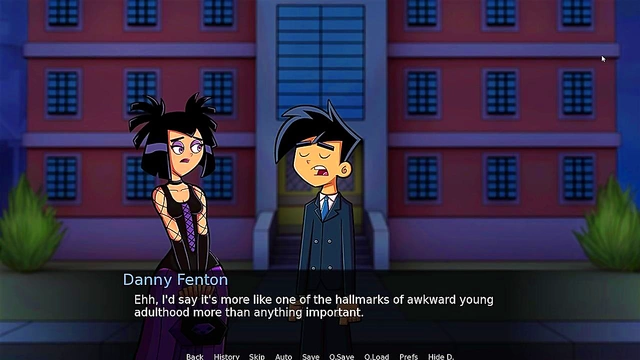 Hot Gothic Chick From Amity Park Seduces You In A Spicy Hentai Date Night