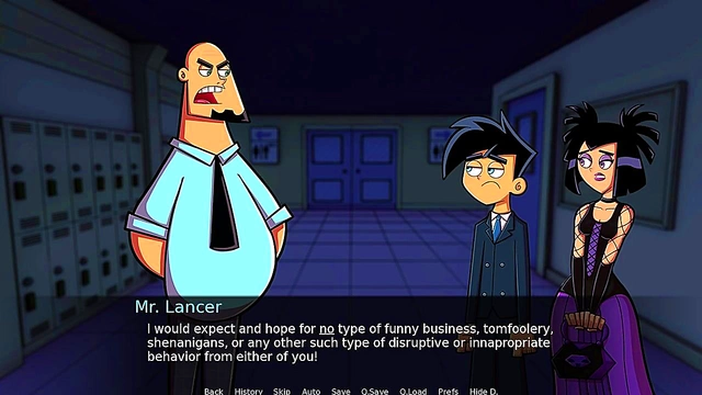 Hot Gothic Chick From Amity Park Seduces You In A Spicy Hentai Date Night