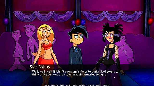 Hot Gothic Chick From Amity Park Seduces You In A Spicy Hentai Date Night