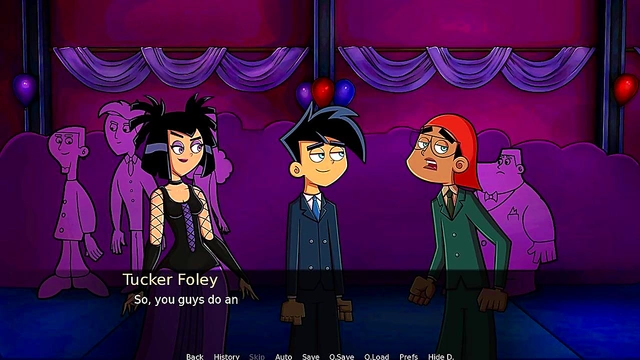 Hot Gothic Chick From Amity Park Seduces You In A Spicy Hentai Date Night