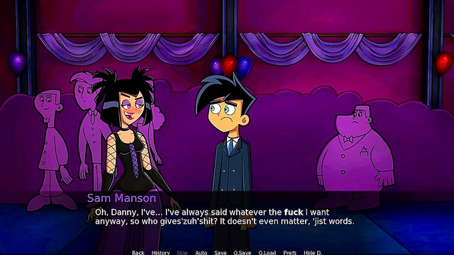 Hot Gothic Chick From Amity Park Seduces You In A Spicy Hentai Date Night