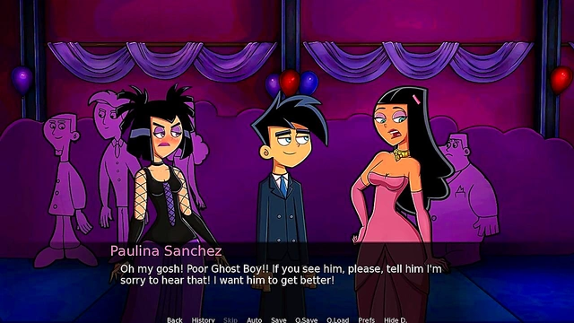 Hot Gothic Chick From Amity Park Seduces You In A Spicy Hentai Date Night