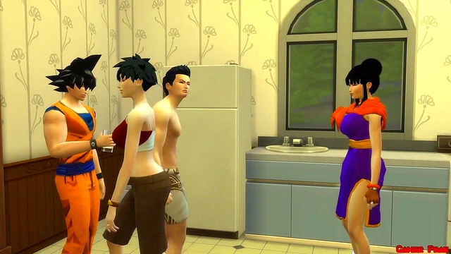 Husband Cuckolded As Videl Becomes Netorare Slut in Hentai Dragon Ball Drama