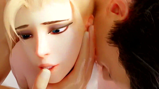 Animated Mercy Gets Fucked in the Shower - Overwatch Rule 34