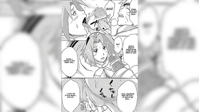 Sakura Mind-Controlled By Naruto For Hot Blowjob & Tit-Job Action