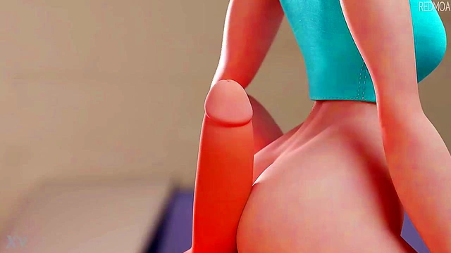 Hentai Assjob Fun – Callie & Marie Get Steamy With 3D Butt Action