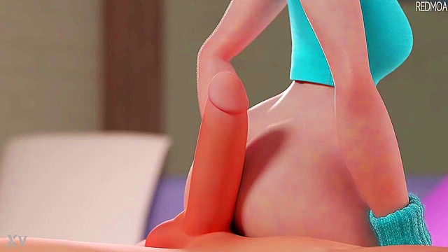 Hentai Assjob Fun – Callie & Marie Get Steamy With 3D Butt Action