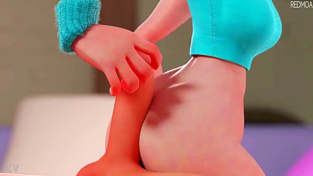 Hentai Assjob Fun – Callie & Marie Get Steamy With 3D Butt Action