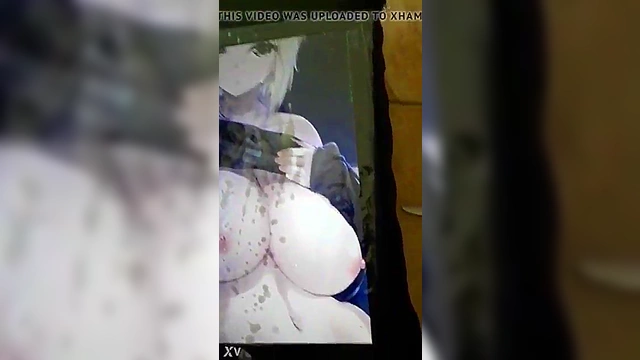 Huge Bukkake With Big Tits Anime Girl Gives Solo Boy A Massive Load