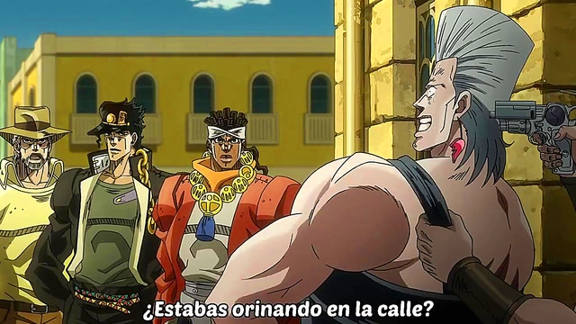 Jojo’s Bizarre Adventure – Uncensored Anime Sex Scene in Egypt Arc Chapter 13