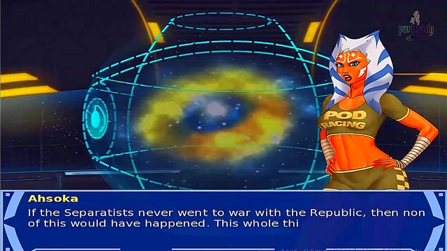 Hot Star Wars Cosplay Bang – Petite Rey Trains with Sith Master for BDSM Fun