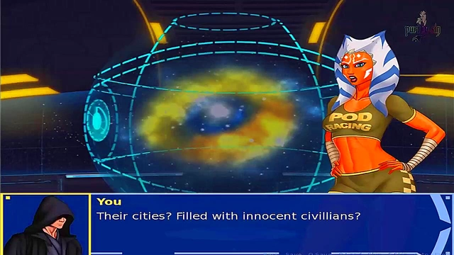 Hot Star Wars Cosplay Bang – Petite Rey Trains with Sith Master for BDSM Fun