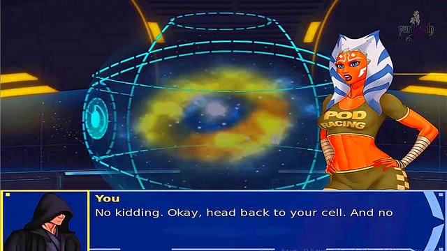 Hot Star Wars Cosplay Bang – Petite Rey Trains with Sith Master for BDSM Fun