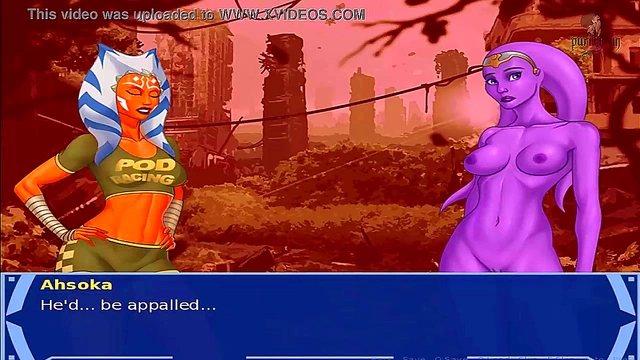 Hot Star Wars Cosplay Bang – Petite Rey Trains with Sith Master for BDSM Fun