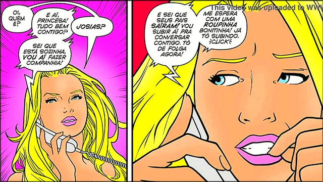 Rich Blonde Patricinha Fucked by Black Doorman in HQ Cartoon Porno