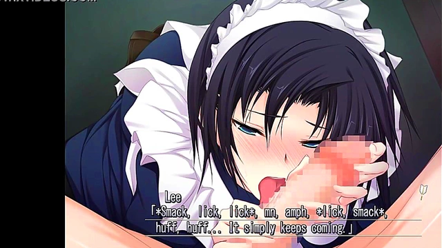 Cute Eroge Majikoi Anime Chick Gets Wild With Seductive Action