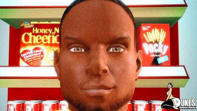 BBC Fucks MILF Co-worker in Hardcore Interracial 3D Hentai Session