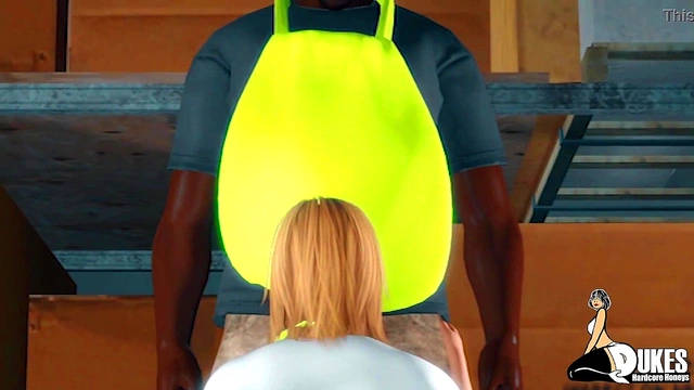 BBC Fucks MILF Co-worker in Hardcore Interracial 3D Hentai Session