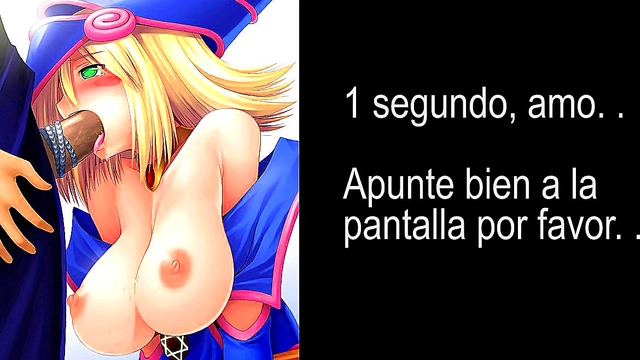 Horny JOI CEI Hentai Babe Commands Your Pleasure In Dark Spanish Anime Scene