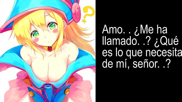 Horny JOI CEI Hentai Babe Commands Your Pleasure In Dark Spanish Anime Scene