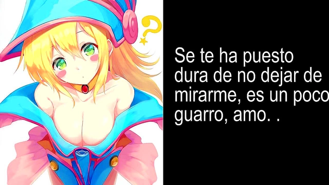 Horny JOI CEI Hentai Babe Commands Your Pleasure In Dark Spanish Anime Scene