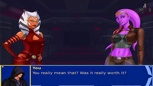 Hot Star Wars Sith Trainers Bang Alien Girls in Sexy Cosplay Session