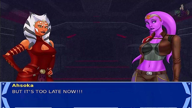 Hot Star Wars Sith Trainers Bang Alien Girls in Sexy Cosplay Session