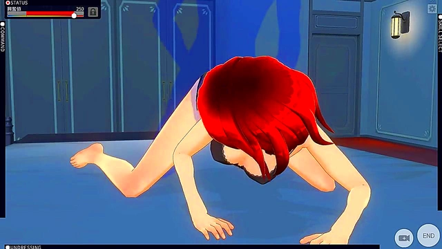 Seductive Maid in 3D Anime Gives Mind-Blowing Blowjob & Teases Seductively