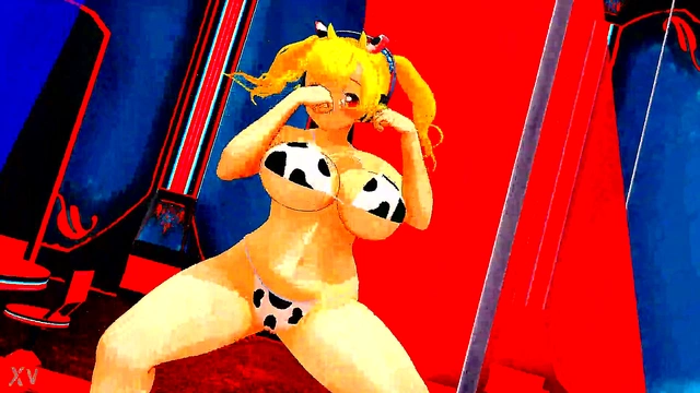 Chubby Anime Babe Dances Seductive Burlesque for Your Pleasure