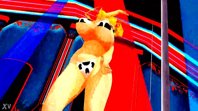 Chubby Anime Babe Dances Seductive Burlesque for Your Pleasure