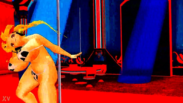 Chubby Anime Babe Dances Seductive Burlesque for Your Pleasure