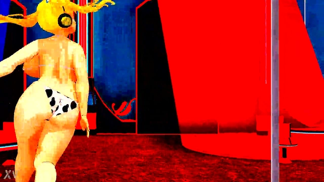 Chubby Anime Babe Dances Seductive Burlesque for Your Pleasure