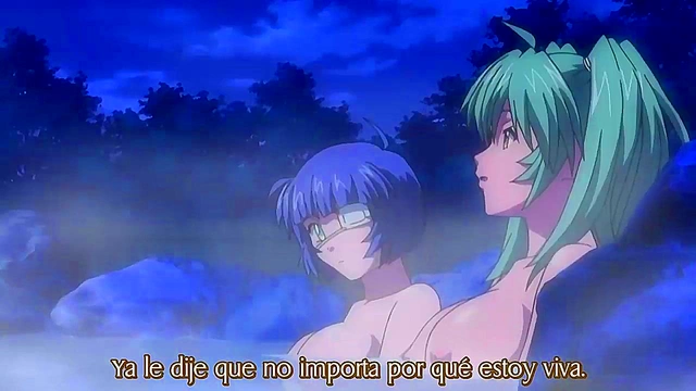 Sexy Ikkitousen Lesbians Enjoy Intense Anime Yuri Action