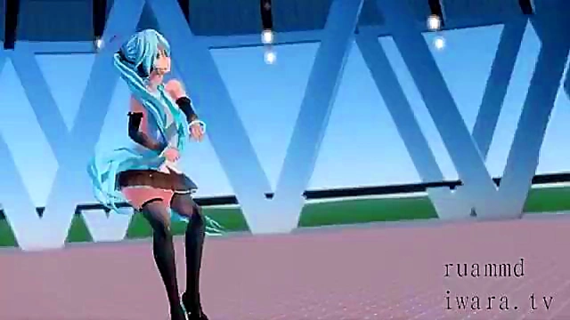 Hatsune Miku's Seductive 3D Anime Dance Performance Reveals All