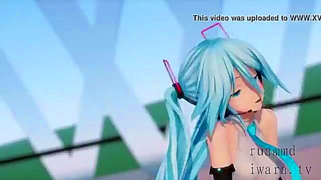 Hatsune Miku's Seductive 3D Anime Dance Performance Reveals All