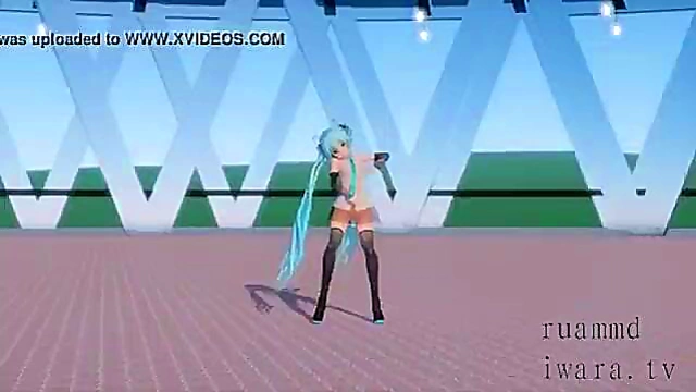 Hatsune Miku's Seductive 3D Anime Dance Performance Reveals All
