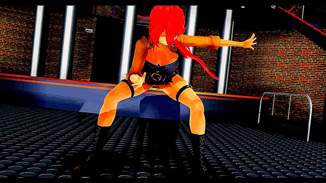 Hentai Anime Girls Dance Seductively in MMD Theatrical Fantasy Scene