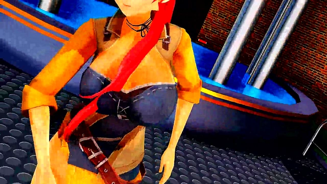 Hentai Anime Girls Dance Seductively in MMD Theatrical Fantasy Scene